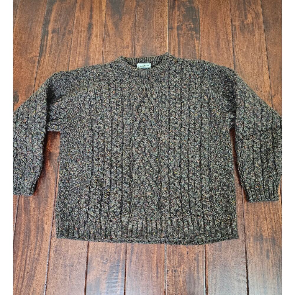 L.L. Bean green sweater Mens size XL